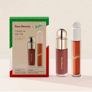 NWT Rare BeautyXTajin Soft Pinch Blush Chamoy & Positive Light Lip Gloss Clasico